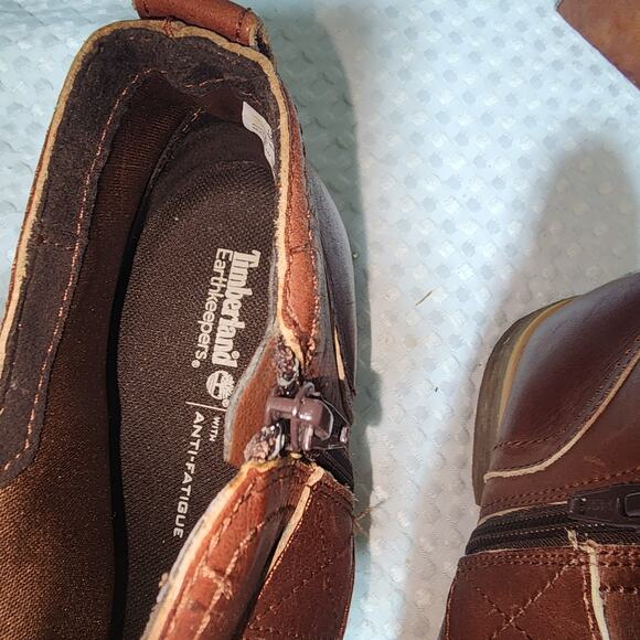 TIMBERLAND EUC WOMENS SZ 8W SAVIN HILL DOUBLE BUCKLE BOOTIES BOOTS SHOES - Picture 3 of 11